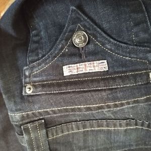Hudson size 27 dark  jeans bootcut gently used